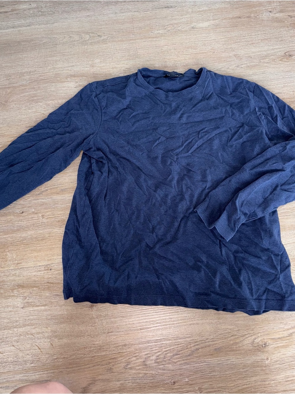 Banana Republic Navy Long-Sleeve Crewneck Shirt